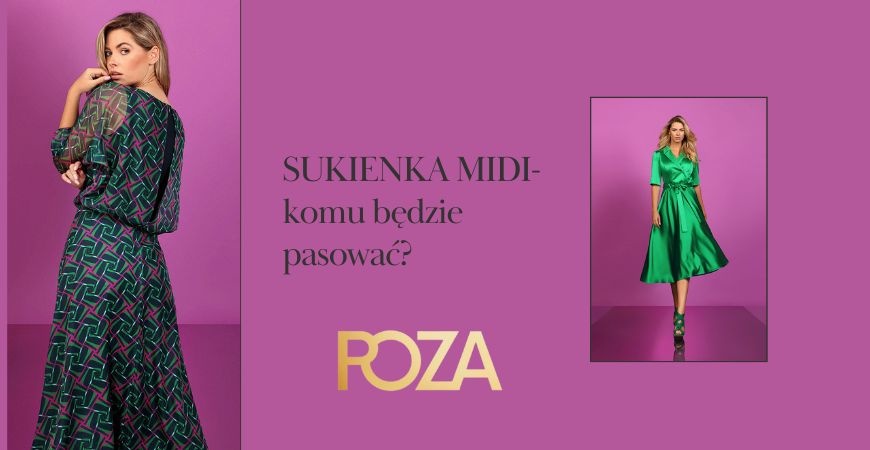 Sukienka midi – komu będzie pasować?