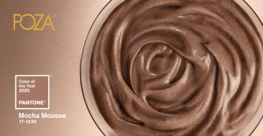 Mocha Mousse kolor roku 2025 według Pantone Color Institute